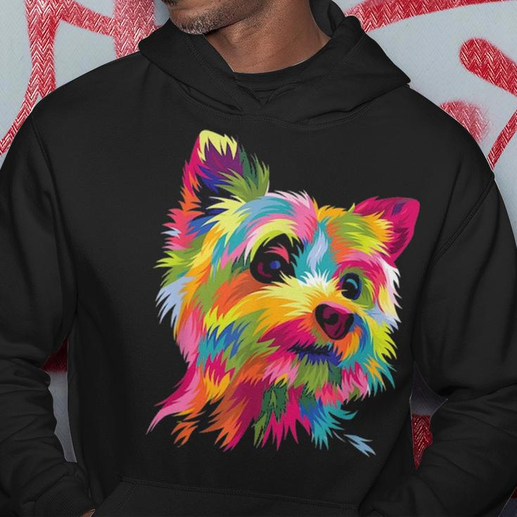 Yorkshire Terrier Funny Yorkie Pop Art Popart Dog Gift Hoodie Funny Gifts