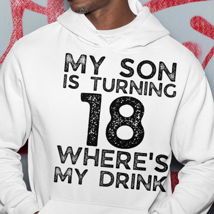 18Th Birthday For Dad Mom 18 Year Old Son Family Squad Hoodie Funny Gifts