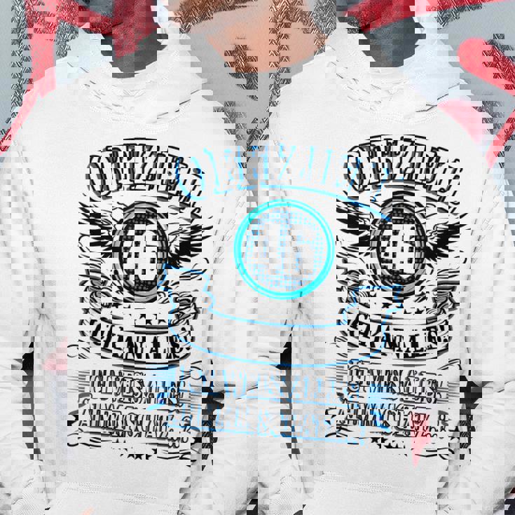 46 Geburtstag Lustig Offiziell 46 Ich Kann AllesSchatz Hoodie Lustige Geschenke