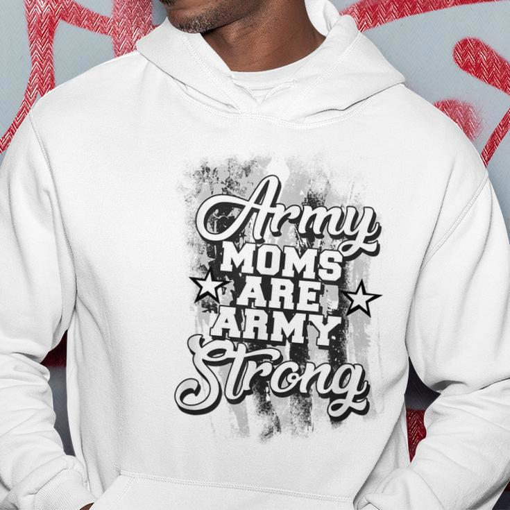 Army Moms Are Army So Strong Red Friday Gift Military Mom Hoodie Unique Gifts