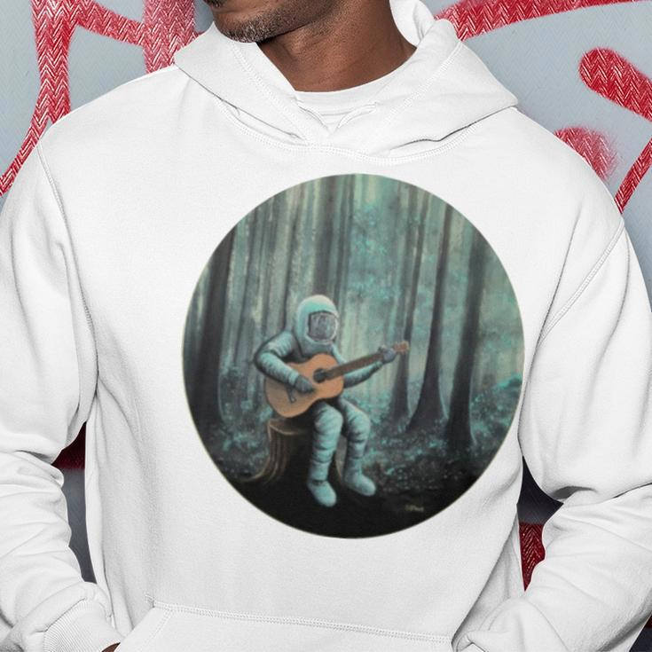 Astronaut Playing Guitar Music Hoodie Unique Gifts