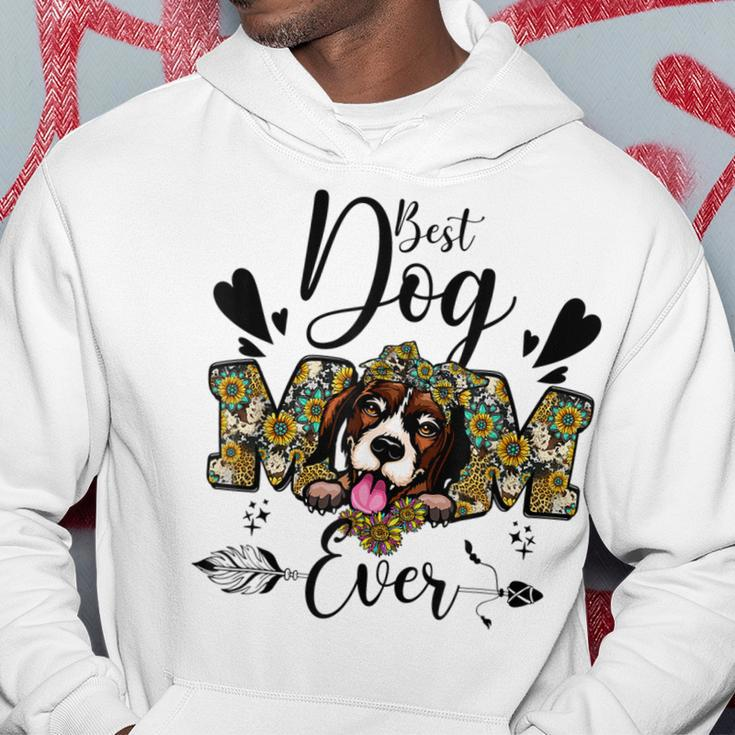 Best Dog Mom Ever Cute Beagle Dog Lover Mothers Day Hoodie Unique Gifts