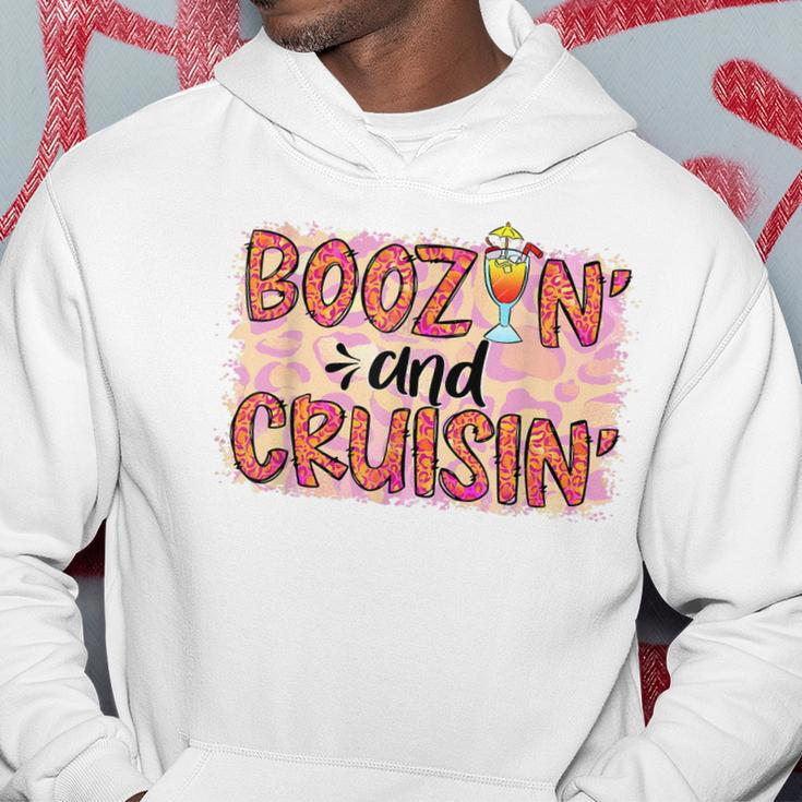 Boozin And Cruisin Leopard Cruise Vacation Trip Hoodie Unique Gifts