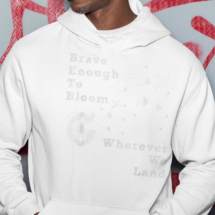 Brave Enough To Bloom April Month Of The Military Child Hoodie Unique Gifts