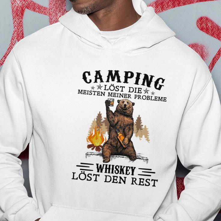 Camping und Whiskey Hoodie, Lustige Outdoor Abenteuer Sprüche Lustige Geschenke