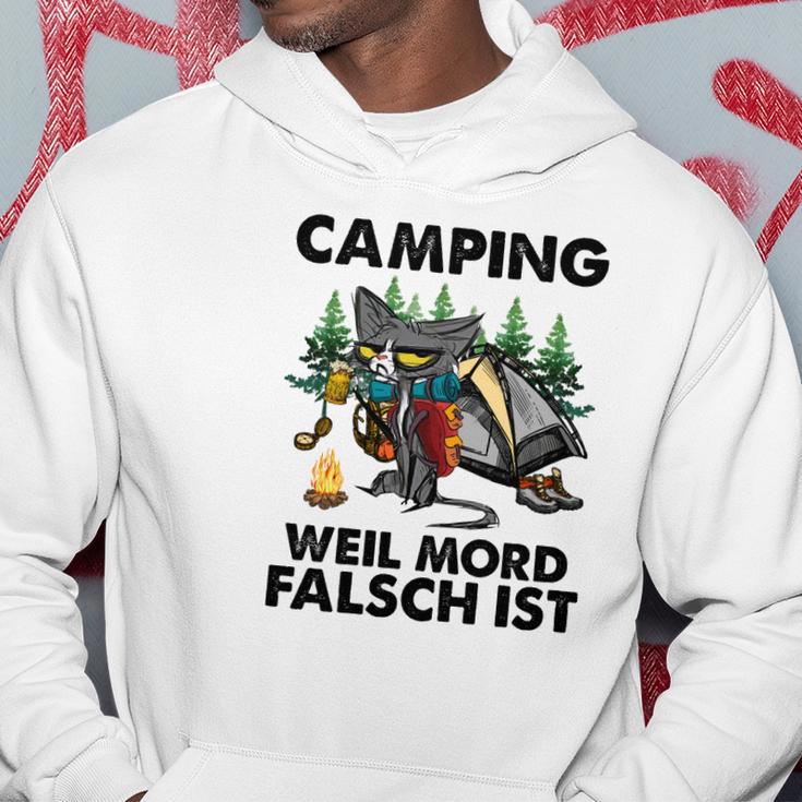 Camping Weil Mord Falsch Ist Hoodie Lustige Geschenke