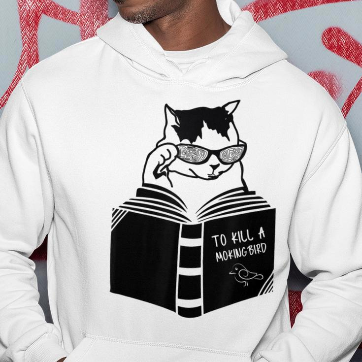 Cat Reading To Kill A Mockingbird Funny Hoodie Unique Gifts