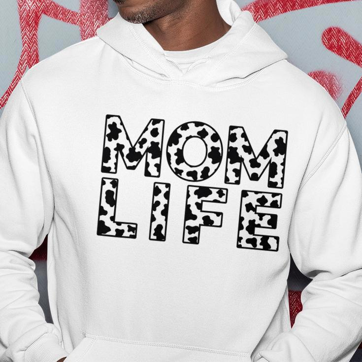 Cow Print Farm Life Mom Life Mama Mothers Day Mothers Day Hoodie Unique Gifts