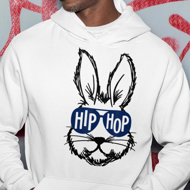 Cute Bunny Face With Sunglasses Hip Hop For Easter Day Hoodie Unique Gifts