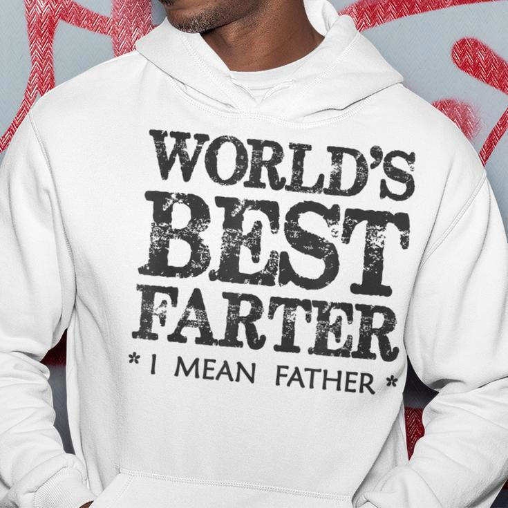 Dad Gift Worlds Best Farter I Mean Father Funny Papa Gift For Mens Hoodie Unique Gifts