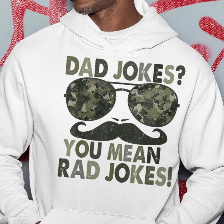 Dad Jokes You Mean Rad Jokes Funny Father Day Vintage Hoodie Unique Gifts