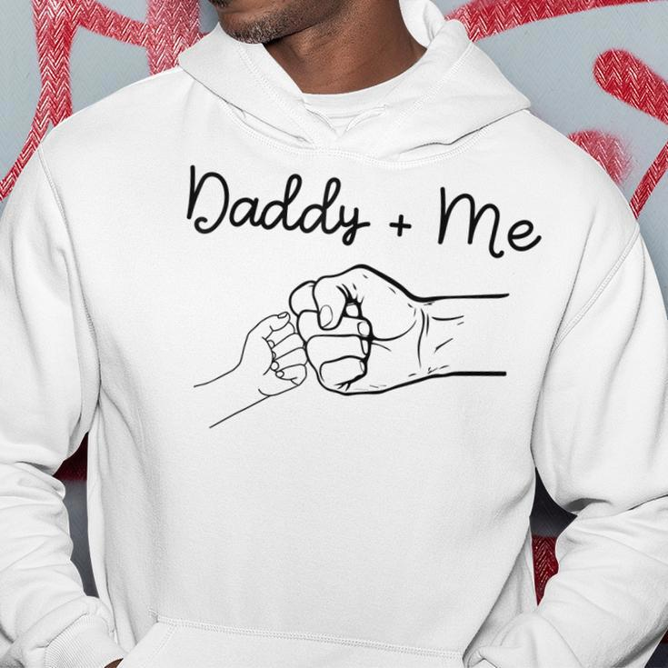 Daddy And Me Best Dad Ever Fist Bump Funny Fathers Day Hoodie Funny Gifts