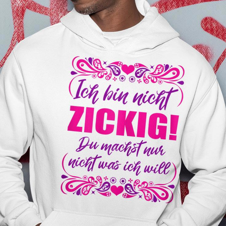 Damen Ich Bin Nicht Zickig Hoodie, Lustige Sprüche für Frauen Lustige Geschenke