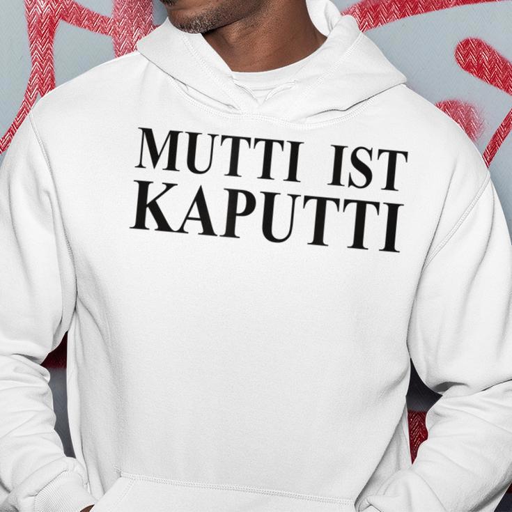 Damen Mutti Ist Kaputti Witzige Mama Mutter Sprüche Hoodie Lustige Geschenke