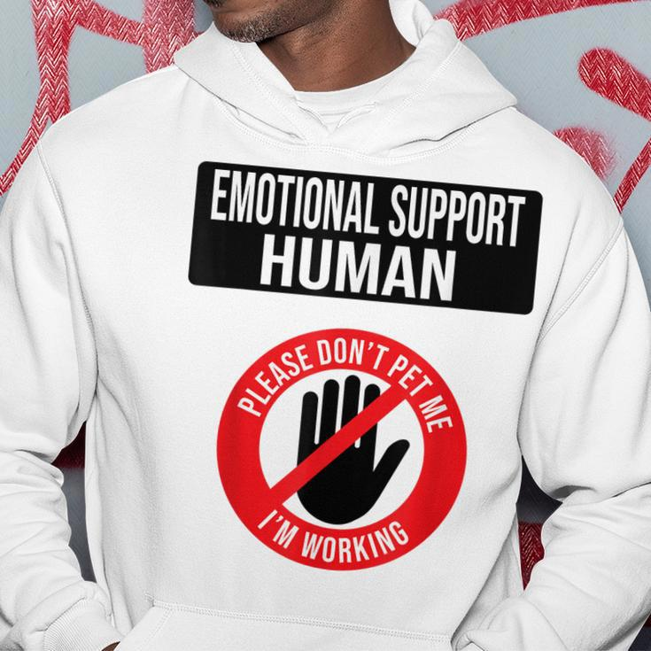 Emotional Support Human Halloween Costume Do Not Pet Me Hoodie Unique Gifts