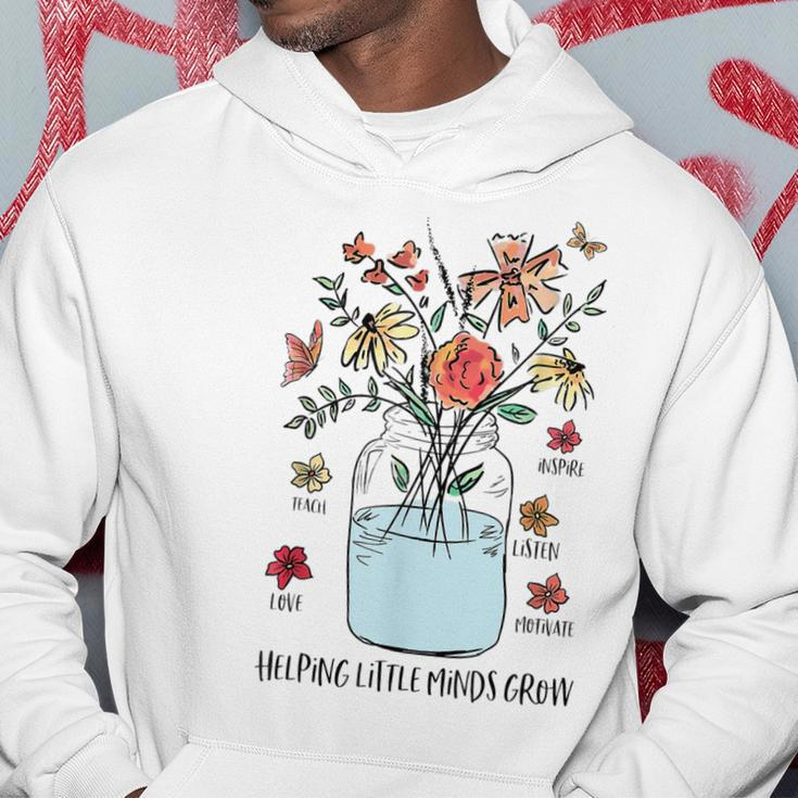 Helping Little Minds Grow Ligfunny For Christmas Mom Dad Hoodie Unique Gifts