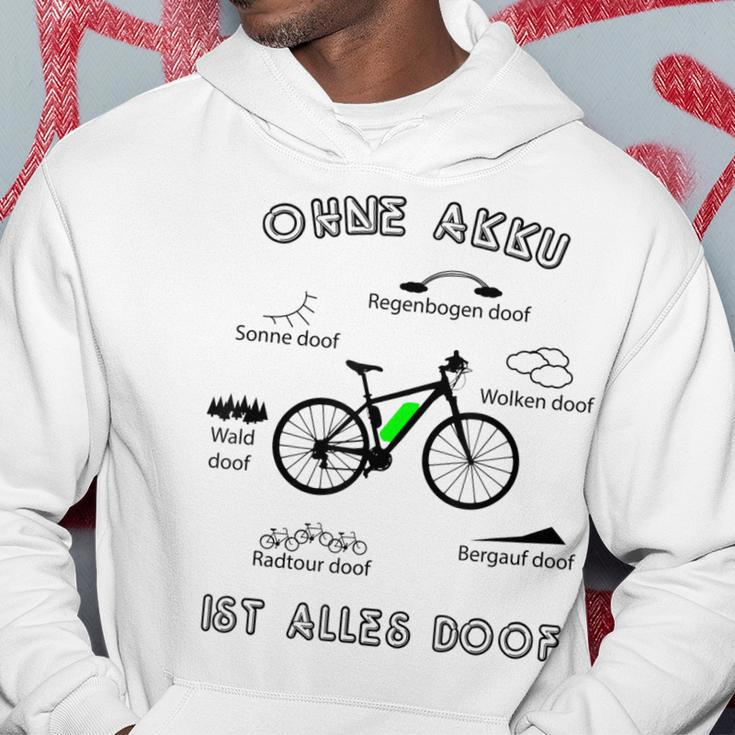 Herren E-Bike Mtb Spruch Für Emtb Radfahrer Mountainbiker Hoodie Lustige Geschenke