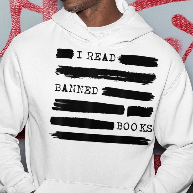 I Read Banned Books Week Librarian Freadom Reader Nerd Men Hoodie Unique Gifts