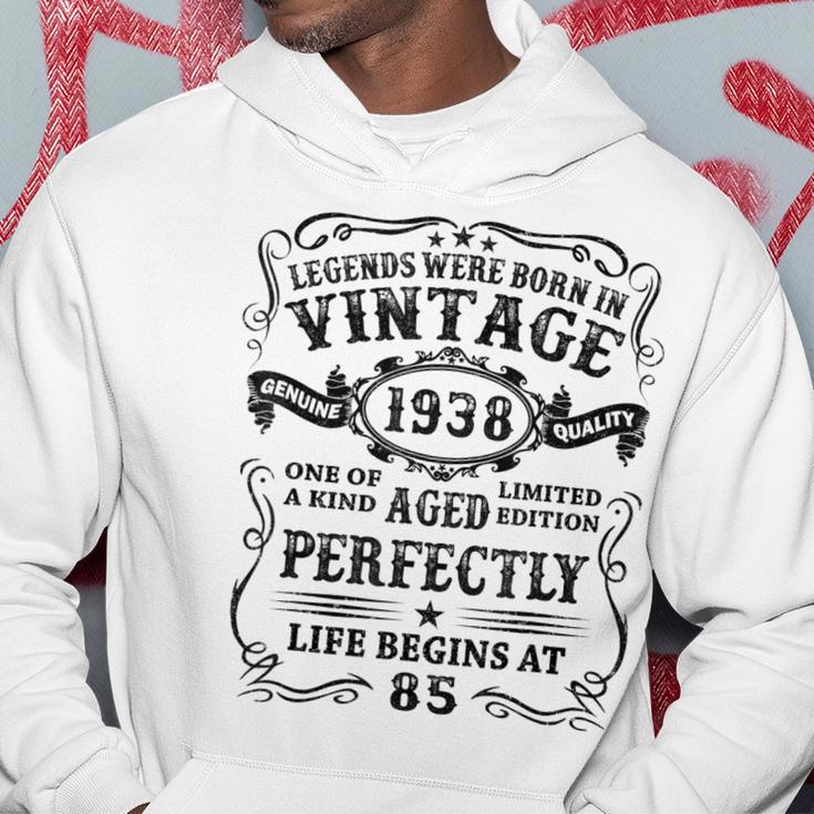 Legenden 1938 Geburt Hoodie, 85. Geburtstag Mann Retro Design Lustige Geschenke