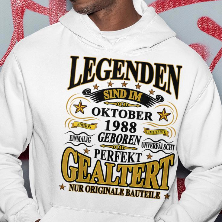 Legenden Sind Im Oktober 1988 Geboren 35 Geburtstag Lustig Hoodie Lustige Geschenke