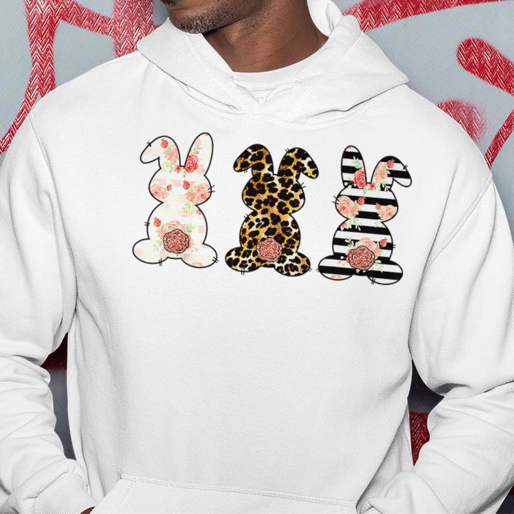 Leopard Easter Bunny Rabbit Trio Cute Easter Hoodie Funny Gifts