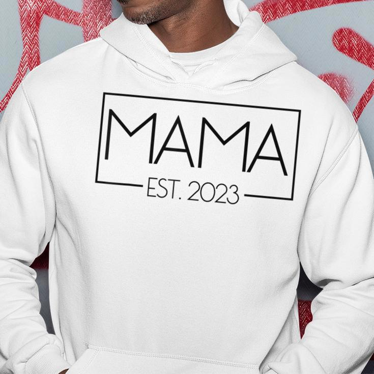 Mama Est 2023 Werdende Mutter Schwangere Geschenk Neue Mama Hoodie Lustige Geschenke