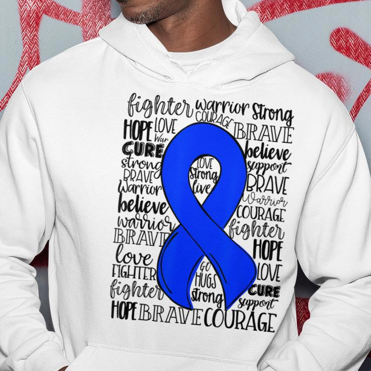MeCfs Chronic Fatigue Syndrome Blue Ribbon Hope Love Cure Hoodie Unique Gifts