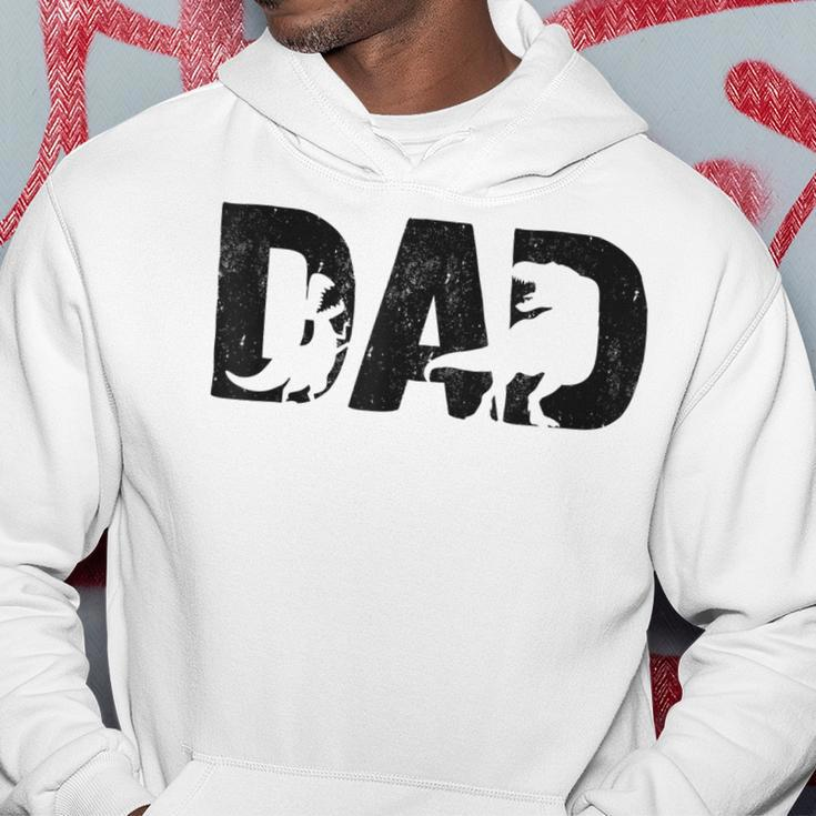 Mens Trex Dad Dinosaur Lover Cool Vintage Mens Fathers Day Hoodie Funny Gifts