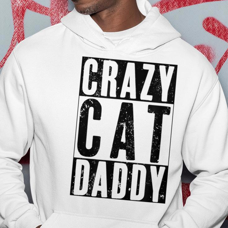 Mens Vintage Crazy Cat Daddy Funny Best Cat Dad Ever Hoodie Funny Gifts