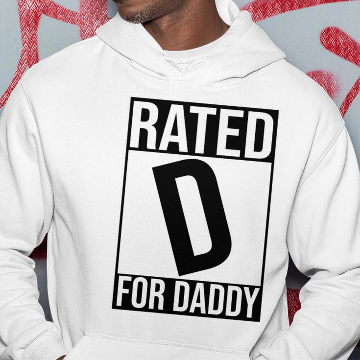 Rated D For Daddy Funny Gift For Dad V2 Hoodie Unique Gifts