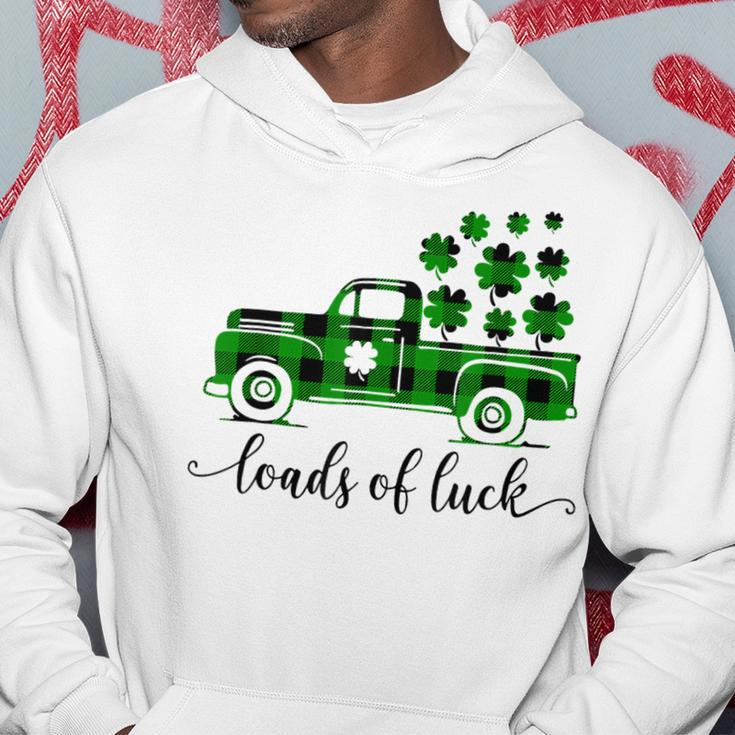 Special Delivery Loads Of Luck Plaid Truck St Patricks Day Hoodie Funny Gifts
