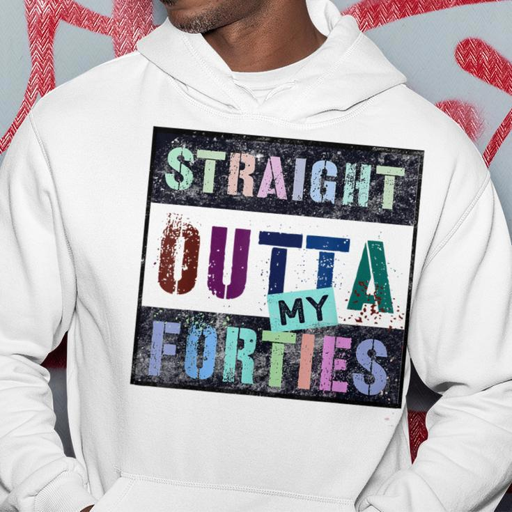 Straight Outta My Forties Vintage 50Th Birthday 1973 Legend Hoodie Funny Gifts