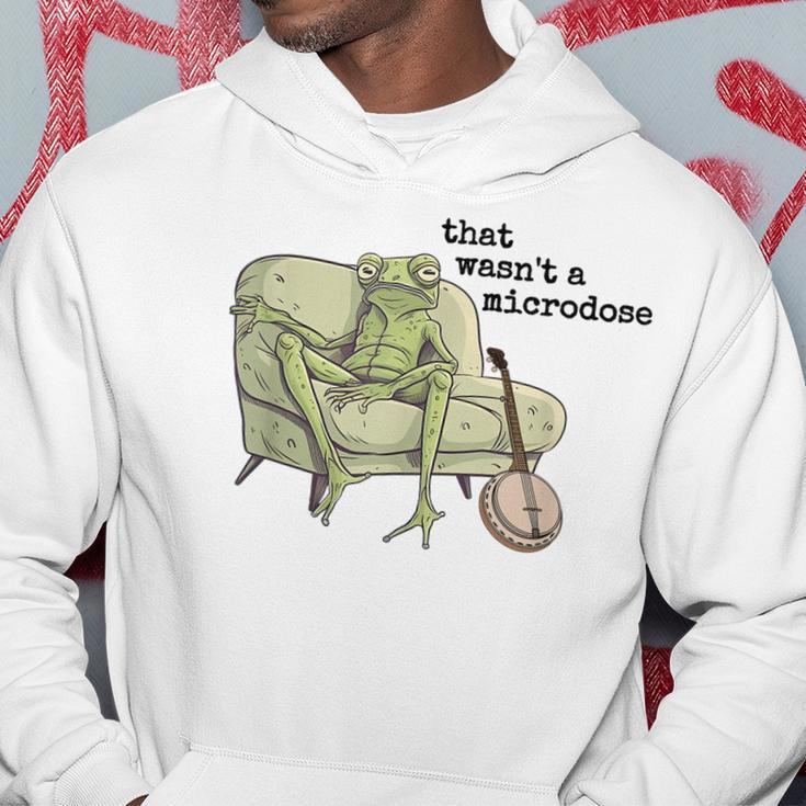 That Wasnt A Microdose Humor Strange Naked Frog Meme Hoodie Unique Gifts