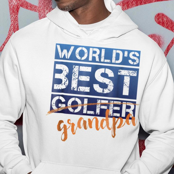 Worlds Best Golfer Grandpa Gift Golf Gift For Mens Hoodie Unique Gifts