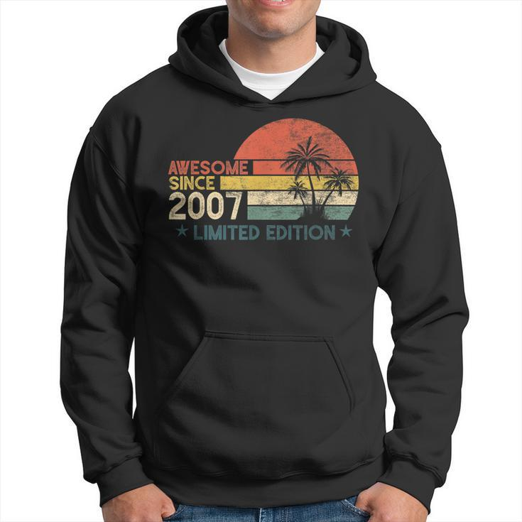 15 Birthday Gifts Awesome Since 2007 Limited Edition  Hoodie
