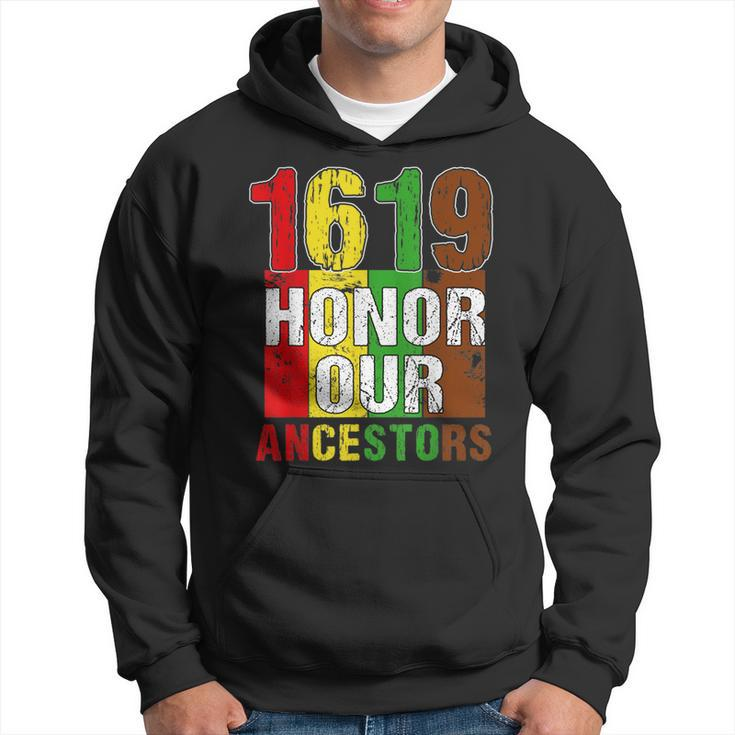 1619 Our Ancestors Project Black History Month Kwanzaa  Hoodie