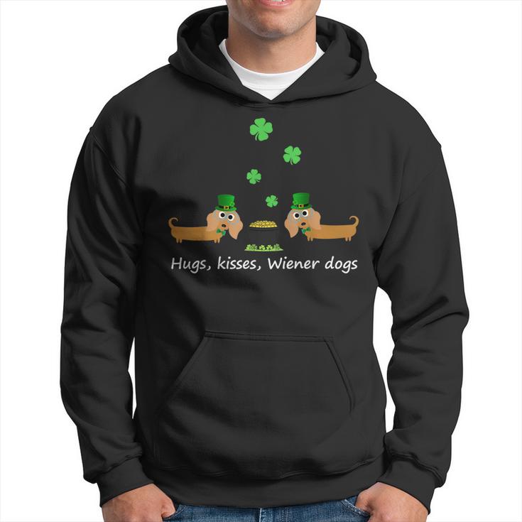 Cool Saint Patricks Wiener Dachshund  Doxie Dog Lovers Hoodie