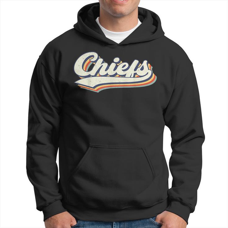 Chiefs Name Personalized Vintage Retro Chiefs Sport Name  Hoodie