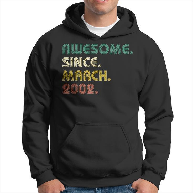 21 Years Old Gifts Legend Since March 2002 21St Birthday  Hoodie