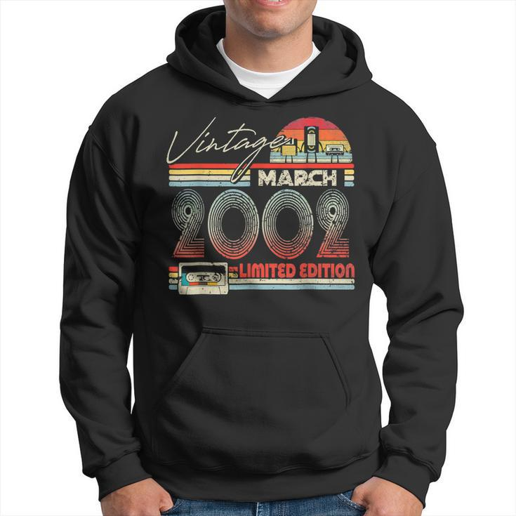 21St Birthday March 2002 Vintage Cassette Limited Edition  Hoodie