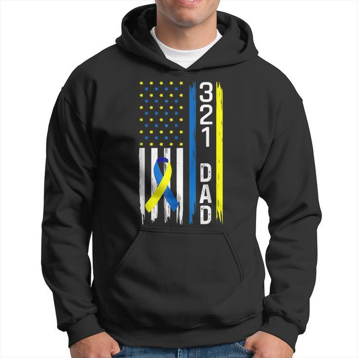 321 Dad Down Syndrome Support Awareness Hoodie