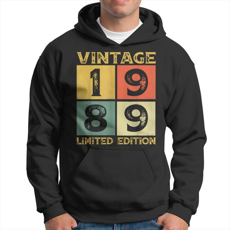 34 Year Old Gifts Vintage 1989 Limited Edition 34Th Bday  Hoodie