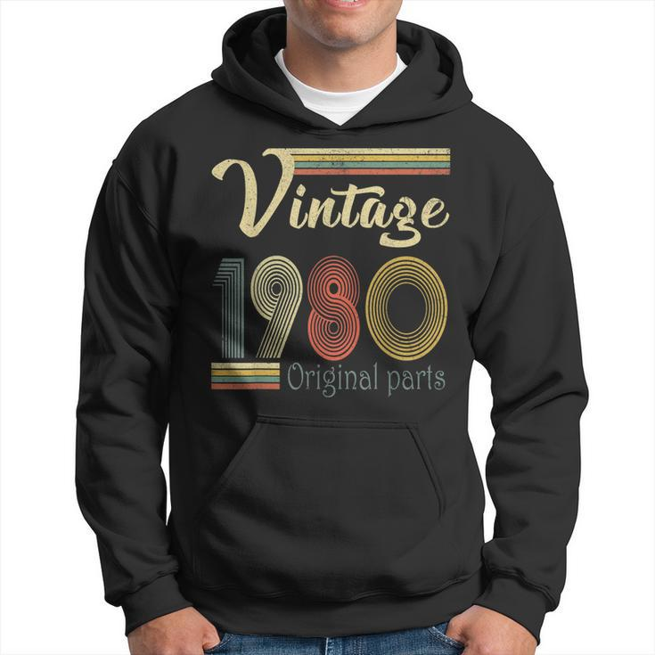 40 Years Old - Made In 1980 - Vintage 40Th Birthday Gift  Hoodie