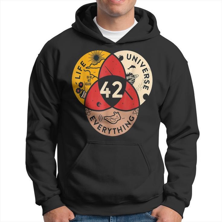 42 Answer To Life Universe And Everything Science Vintage Hoodie