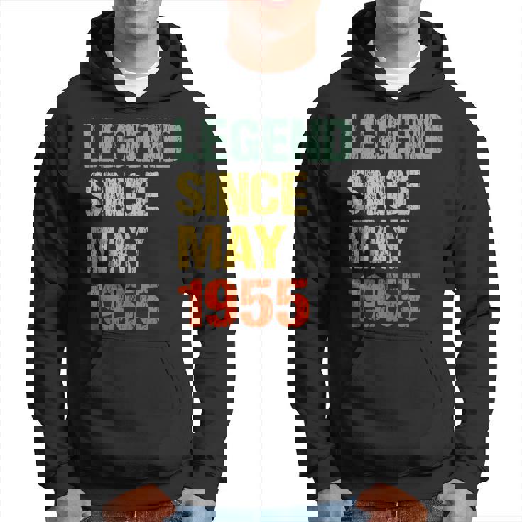 68 Year Old 68Th Birthday Gifts Legend Since May 1955  Hoodie
