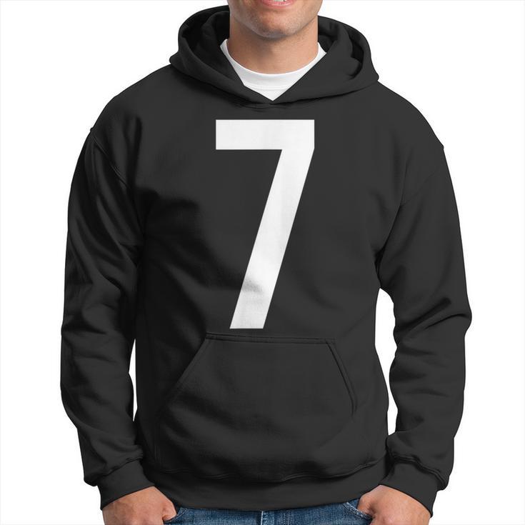 7 Zahlen Buchstaben Symbol Alphabet Initiale Hoodie