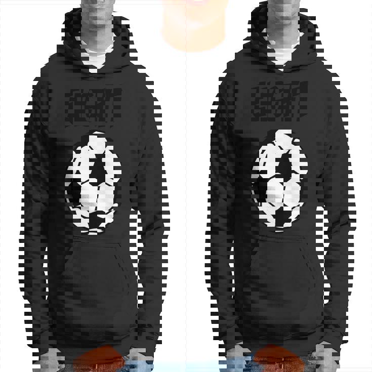 8 Year Old Soccer Birthday Party 8Th Birthday Hoodie