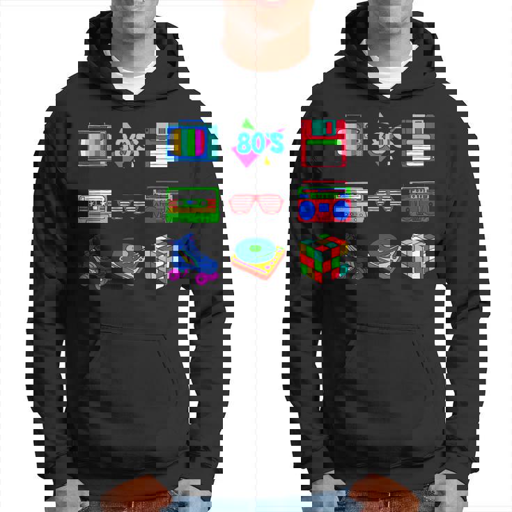 80S Party 1980S Funny Vintage 80S Costume Men Women   Hoodie
