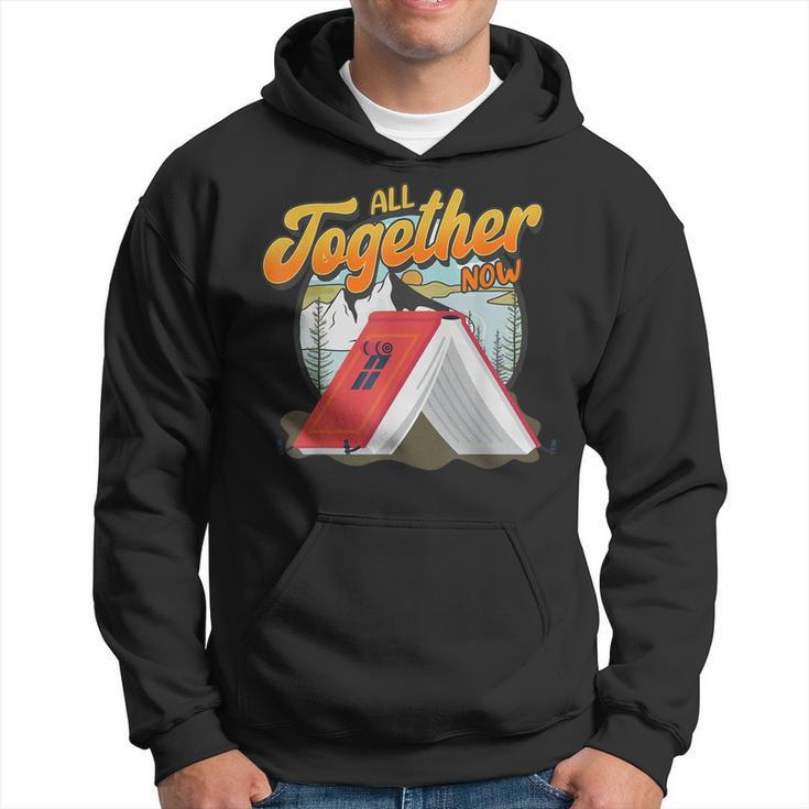 All Together Now Summer Reading 2023 Camp Camping Lover  Hoodie