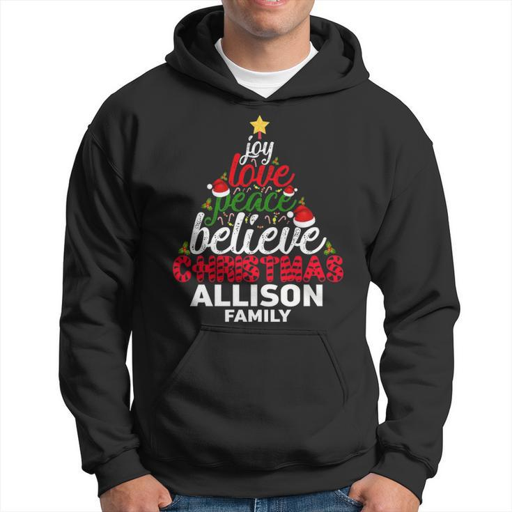Allison Name Gift Christmas Allison Family Hoodie